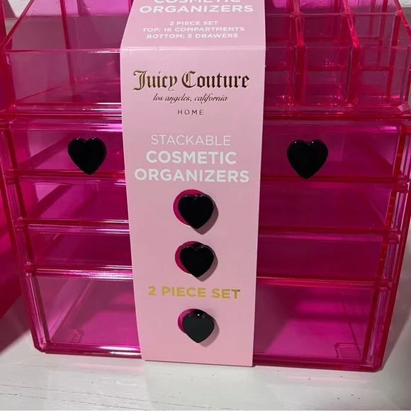JUICY COUTURE STORAGE ORGANIZERS